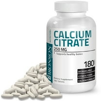 Bronson Calcium Citrate 250 mg., 180 Tablets