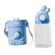 thumbnail image 5 of Botella de agua para niños, taza para beber, botón de bloqueo, botella de agua bonita con correa ajustable para actividades al aire libre, Picnic Azul, 5 of 9