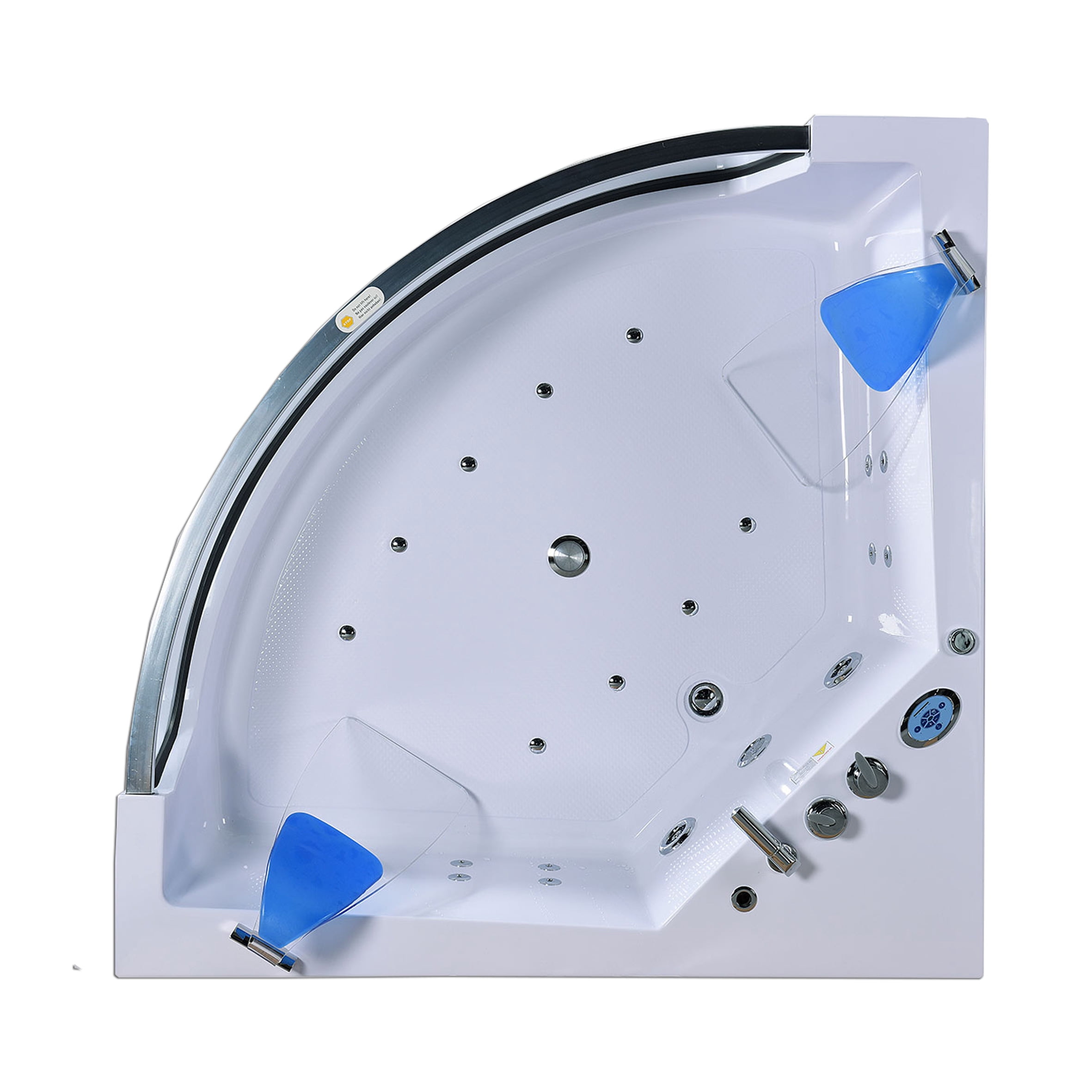 Whirlpool Bathtub 59.8″ X 59.8″ hot tub double pump – Capri