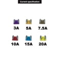 thumbnail image 4 of sweethay 6 unids/set soporte de fusible de coche de tamaño Mini adaptador de grifo de fusible de circuito adicional 12V adaptador de fusible de Vehículos, repuestos y accesorios Mis, 4 of 6
