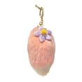 thumbnail image 2 of Soft Real Tail Keychain Car Key Ring Charm Cute Backpack Purse Accessory Unique For Women Girls, 2 of 6