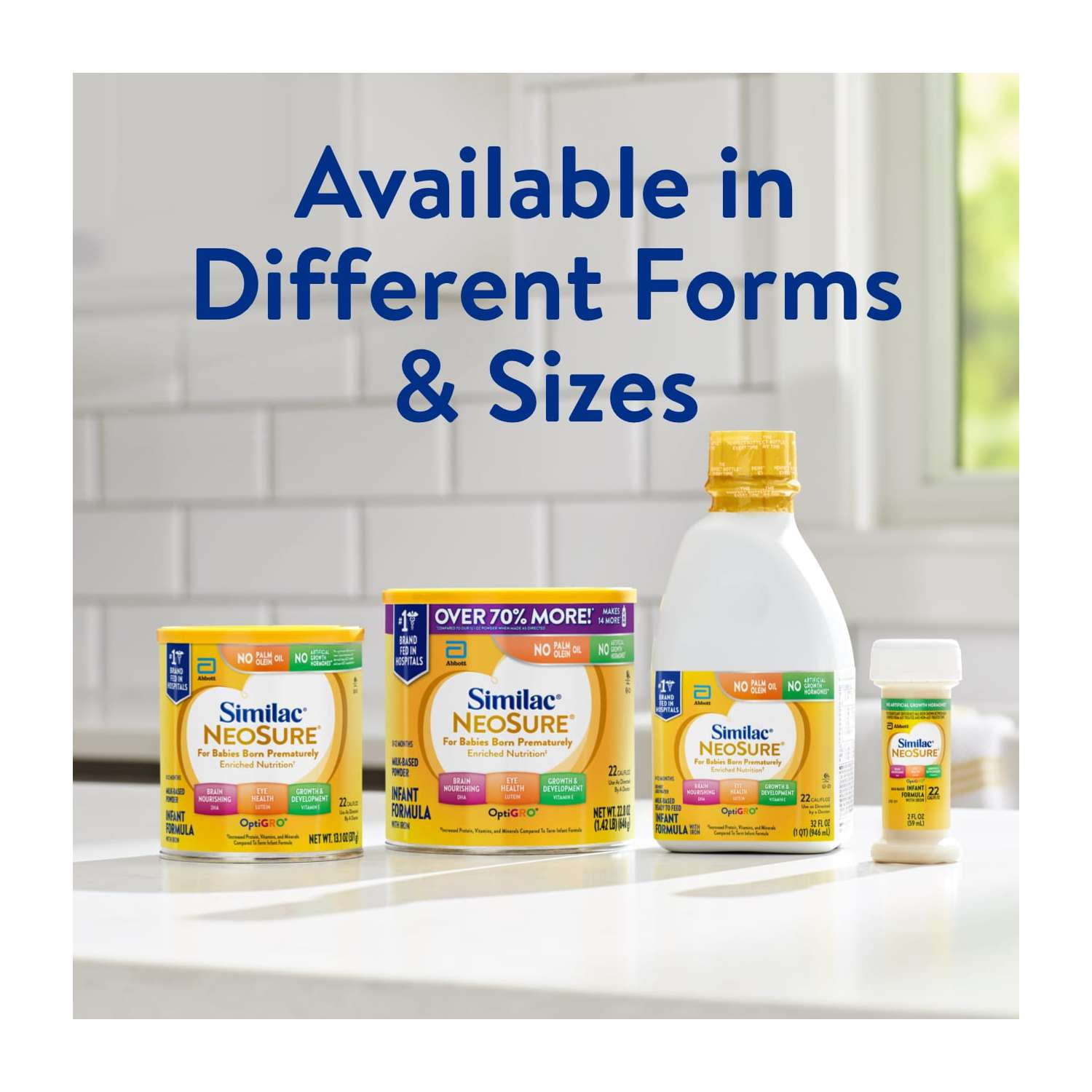Similac NeoSure Premature Post-Discharge Baby Formula Powder, 13.1-oz Can