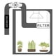 thumbnail image 3 of Ventilador De Ventilación En Línea De Rotor Externo De Velocidad Ajustable Para Tienda De Cultivo, Invernaderos, Sótanos, Hidroponía, 3 of 7