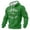 Green, variant on Men's St. Patrick's Day Hoodie Shamrock Print Pullover Long Sleeve Sweatshirt