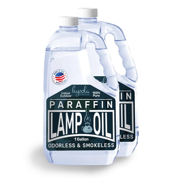 Hyoola 1 Gallon Smokeless Odorless Liquid Paraffin Lamp Oil - Clear (1 Pack)