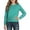 Green, variant on Gelikeya Long Sleeve Shirts for Toddler Kids Girls Casual Solid Pullover Tops Loose Fit Activewear Tees School Clothing Grey 6-7 Years