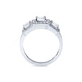 thumbnail image 2 of 1 3/8ct Princess Cut Diamond 3-Stone Ring 14K White Gold, 2 of 4
