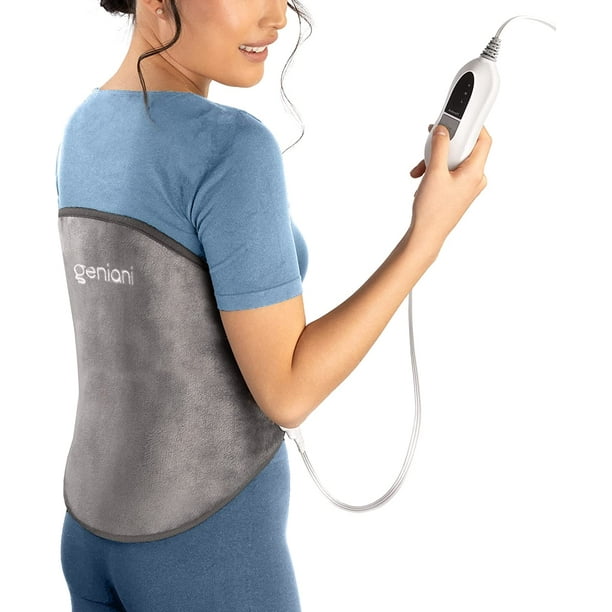 GENIANI XL Heating Pad for Back Pain Relief and Cramps Relief 15"x24