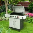 thumbnail image 2 of Royal Gourmet SG5002 5-Burner Gas Grill with Sear Burner and Side Burner, Stainless Steel Cabinet Style Gas Grill, 2 of 12