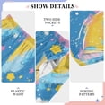 thumbnail image 4 of Sky Moon Oil Paint Pattern Pajama Pants Soft Lightweight Lounge Pants Bottoms Sleep Pants Warm Comfy, 4 of 9