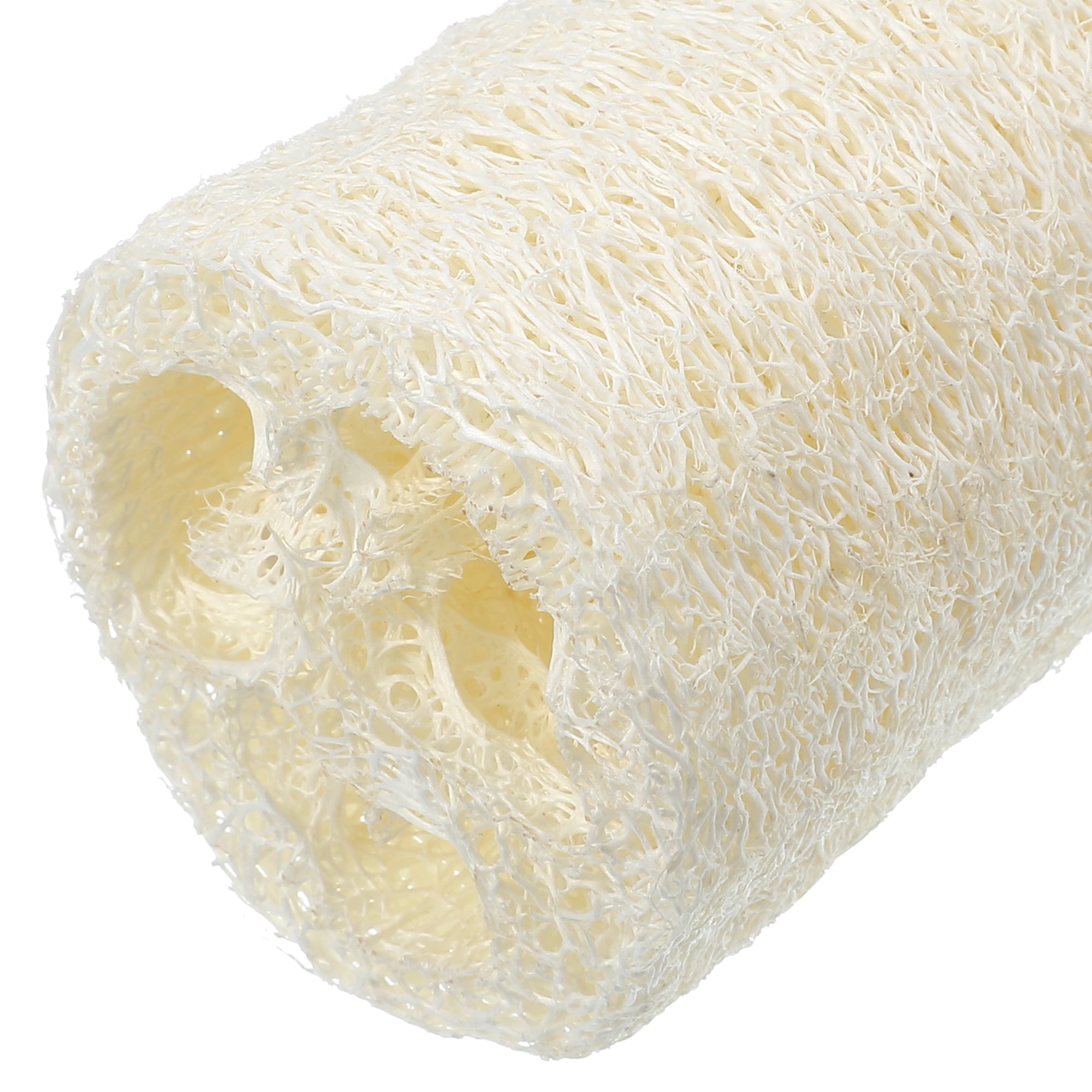 Unique Bargains 1 Pc Bath Brush Back Scrubber Wood with Handle Brown Beige 3.9inch