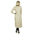 thumbnail image 6 of Bimba Women Classic Beige Kurti Full Sleeve Formal Long Rayon Blouse Tunic, 6 of 7