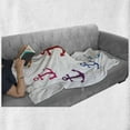 thumbnail image 6 of Anchor Soft Flannel Fleece Throw Blanket, Colorful in Circular Design Nautical Maritime Theme Naval Sailboat Equipment, Cozy Plush for Indoor and Outdoor Use, 50" x 60", Multicolor, by Ambesonne, 6 of 6