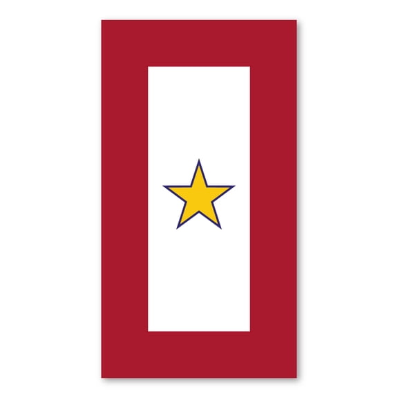 Gold Star Service Flag Magnet
