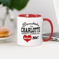 thumbnail image 3 of CafePress - Charlotte North Carolina Mug - 11 oz Ceramic Mug - Novelty Coffee Tea Cup, 3 of 4