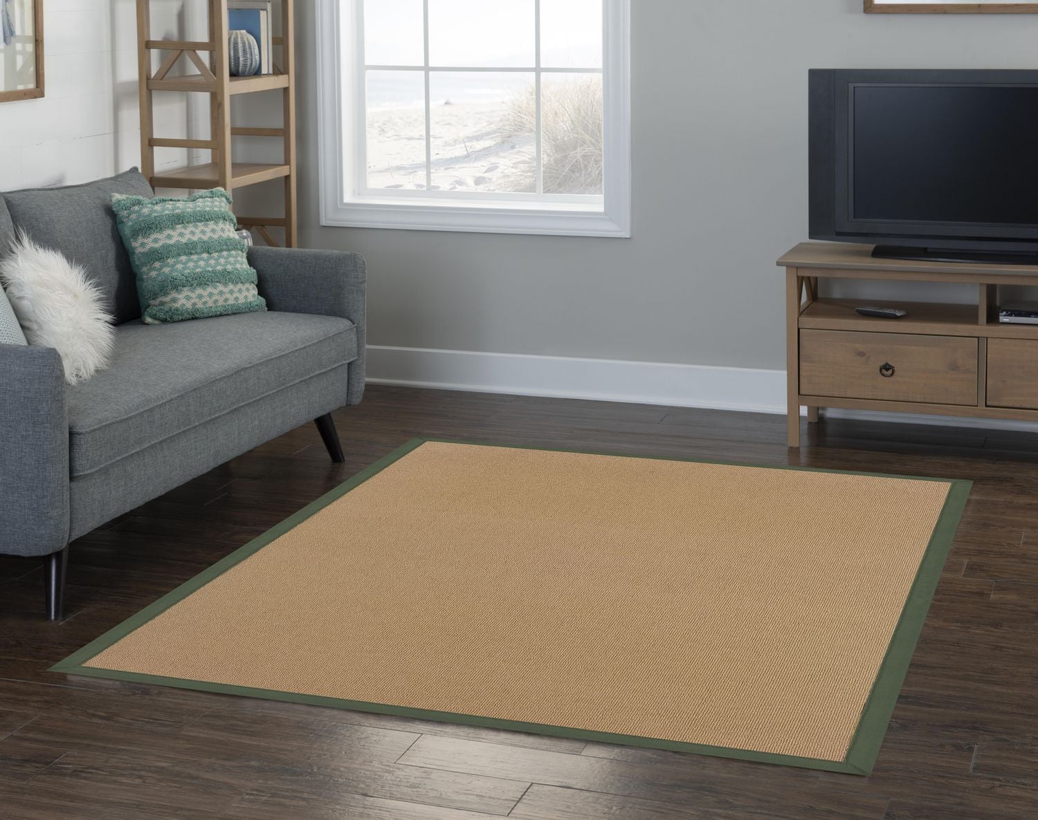 Athena Cork & Green 5' x 8' Area Rug