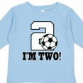 thumbnail image 4 of Inktastic 2nd Birthday Soccer Boys or Girls Long Sleeve Toddler T-Shirt, 4 of 5