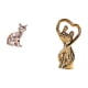 thumbnail image 5 of Figura decorativa de pareja con gatos, estatua de escritorio, escultura de cerámica, adorno con acabado liso, ideal para regalar, decoración del hogar, 5 of 8