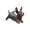 Black, variant on Cute Mini Resin Puppy Figurine Decor, Multi-Style Hanging Dog Statue Ornament With Traceless Tape, Universal Dashboard Computer Screen Tabletop Mini Animal Decor