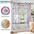 thumbnail image 3 of Yayeee Window Curtains Light Filtering 63"x42" Grommet Panel Pair Home Living Room Decor, Watercolor Ice Cream Pattern, 3 of 7