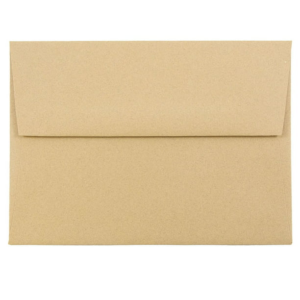 JAM A6 Envelopes, 4.8x6.5, Ginger Recycled, 1000/Carton - Walmart.com ...
