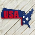 thumbnail image 5 of 4th of July Wooden Door Frame Decor - USA Patriotic Corner Decoration - Memorial Day & Independence Day Party Door Trim with Festive Atmosphere, 5 of 7