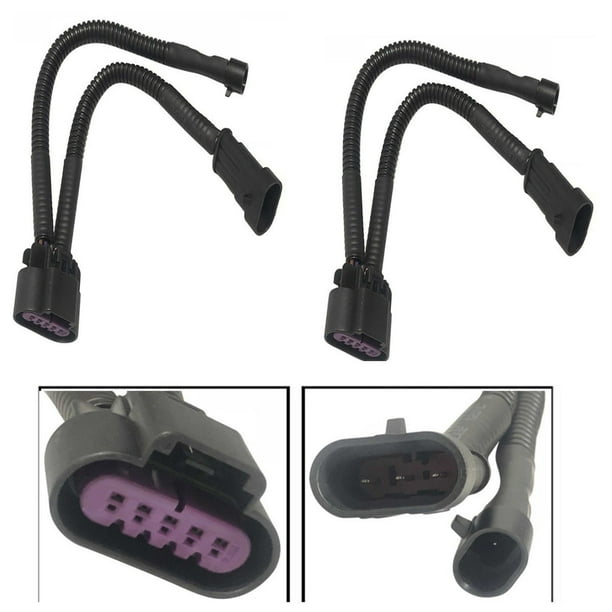 2 Set LS7 / LS3 5 Wire MAF Mass Air Flow Sensor to 3 Wire Harness Adapter w/ IAT