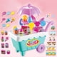 thumbnail image 5 of EeaseMX Carrito de helados y dulces, juego de simulación de comida, postres, supermercado, mini carrito de dulces, juego de mesa con música y luz, el mejor regalo para niñas y niños (color aleatorio)., 5 of 7