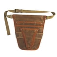 thumbnail image 3 of Handy Garden Tool Belt, Canvas Small Tool Belt Pouch Gardening Tools belt Tool Storage for Gardening Craftsmen Carpenters Brown, 3 of 8