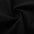 thumbnail image 7 of Aboser Asymmetrical Shirts for Women Trendy Cotton Linen Tops Dressy Casual Short Sleeve T Shirt Solid Color Beach Blouse Breathable Cozy Tunic Top Black L, 7 of 7