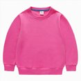 thumbnail image 4 of TOWED22 Kids Cotton Sweatshirt Basic Thin Long Sleeve Crewneck Pullover for Toddler and Girls Tops,5-6 Y, 4 of 4
