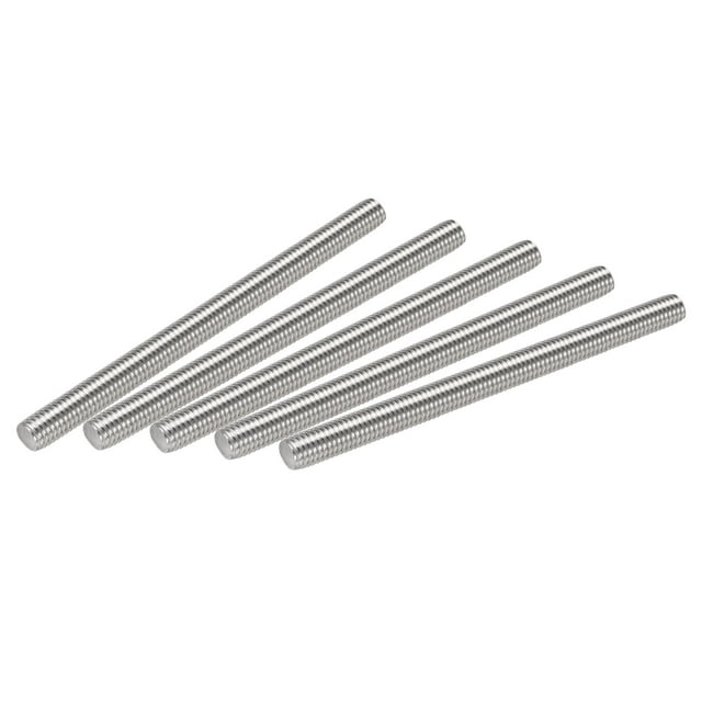 Unique Bargains M10 x 120mm Fully Threaded Rod 304 Stainless Steel Right Hand Threads 5 Pack