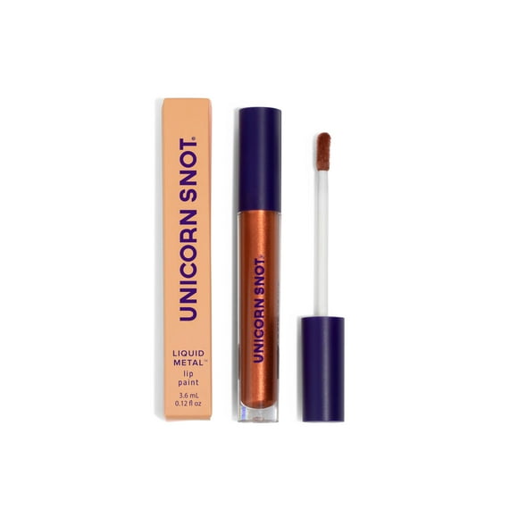 Pintura de labios de metal líquido UNICORN SNOT RUST Bright Copper