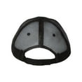 thumbnail image 2 of Valucap - Sandwich Trucker Cap - S102 - Black/ Black - Size: Adjustable, 2 of 4
