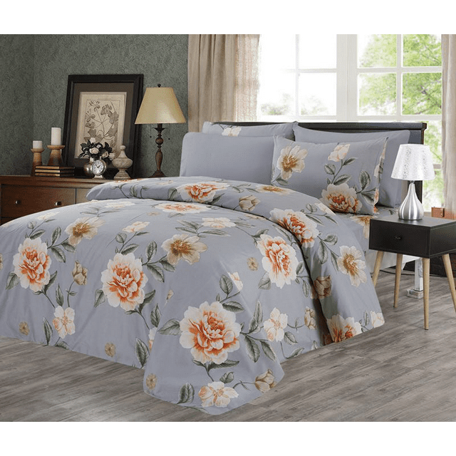 Hotel Club 1200 Super Soft 6-Piece Print Sheet Set (Twin, Isabella)