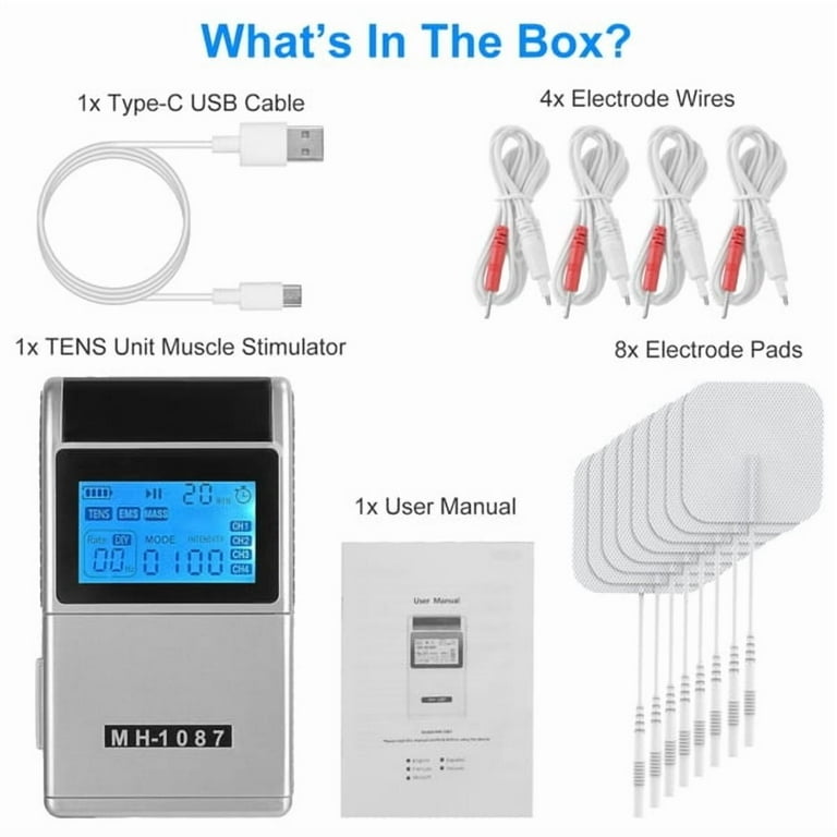 Med-Fit TENS Self-Adhesive Pads: 16 Pads (4 Packs) Of Durable 5cm X
