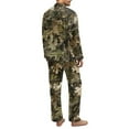 thumbnail image 4 of SEANATIVE Camo Hunting Mens Long Sleeve Pajamas Set Maple Wood Button Up Pajamas with Pockets 2 Piece Big and Tall Pajamas for Mens Long Pants Sleepwear Sets Size XS, 4 of 6