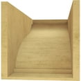 thumbnail image 4 of 12"W x 24"D x 12"H Wide Helena Rough Cedar Woodgrain TimberThane Corbel, Primed Tan, 4 of 6