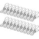 thumbnail image 1 of 100 piezas de acero inoxidable, pinzas de metal multiusos para lavandería y jardín al aire libre, balcón, fuerte y resistente al viento, 1 of 5