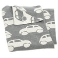thumbnail image 2 of SAFAVIEH Herbie Auto Cars 32" x 40" Baby Throw, Grey/White, 2 of 3