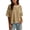 Khaki -TOPS, variant on Inverlee Striped Crewneck Oversized T-Shirt for Women Casual Drop Shoulder Loose Fit Blouse Going Out Loose Fit Trendy TopsBlueS