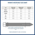 thumbnail image 3 of CTM  Western Rhinestone Belt 1.5 Inch Wide Bling Cowgirl Belt ( Available) (Women's Plus), 3 of 3