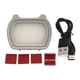 thumbnail image 1 of 1YTY0001 Luz de relleno de 3 colores, ajustable, gris, mini luz LED para cámara, luz magnética recargable para DJI OM4 5 6 SE, 1 of 14