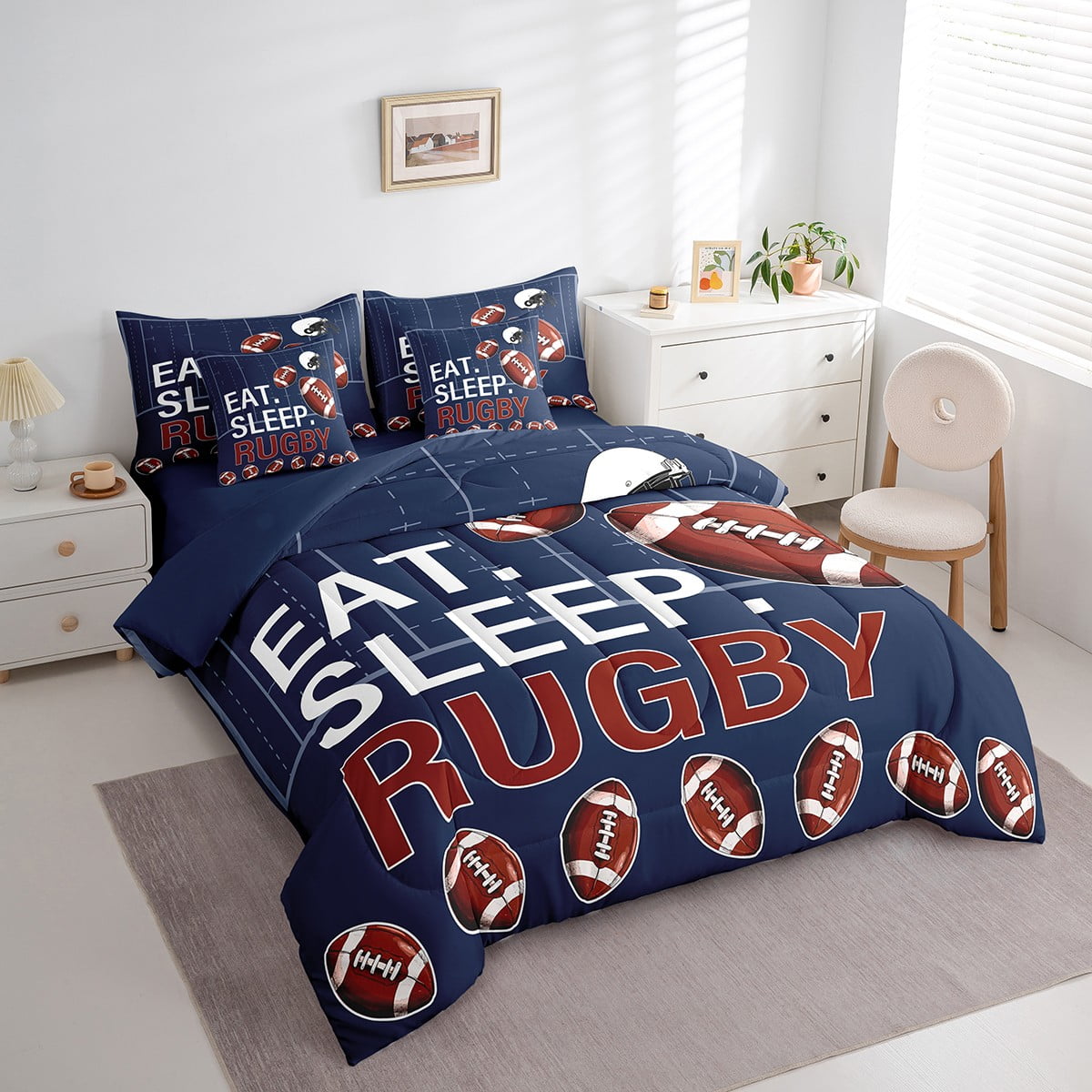 Tiger Comforter NCAA Wisconsin Badgers Bed In A Bag Set, Each