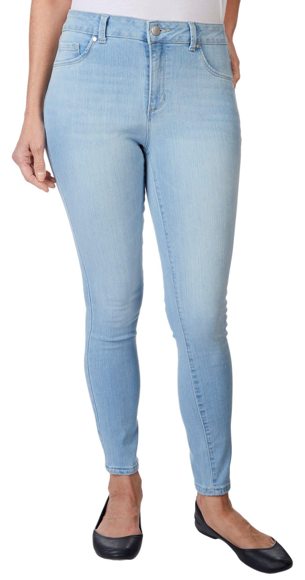 D. Jeans Womens 27 in. Hi-Rise Skinny Denim Jeans 12 Light wash -  