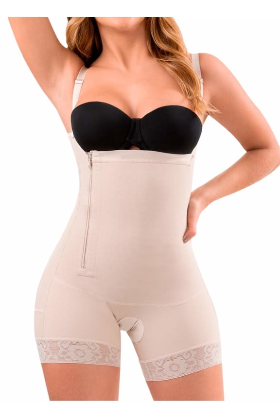 Faja Colombiana Postpartum Ajustable Cesaria Después del Embarazo Post Surgery for Woman Butt Lifter Shapewear Compression Garment Stage 2 Beige 4XL