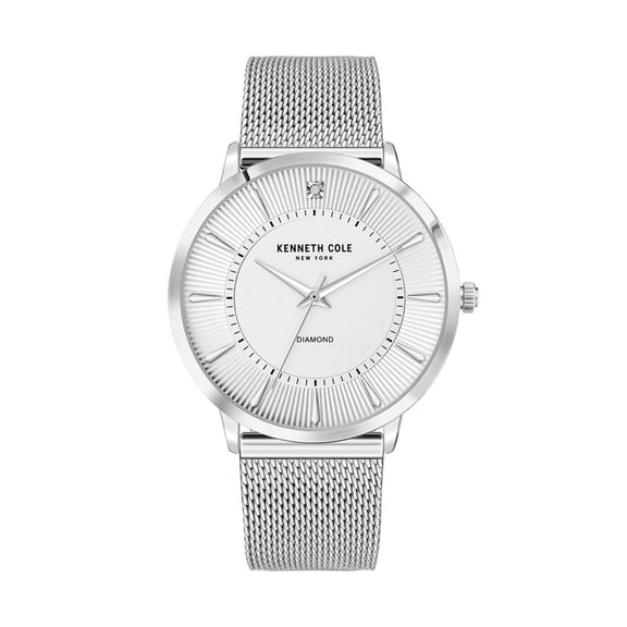 Mens Diamond Mesh Watch