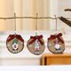 thumbnail image 3 of Decoraciones para árboles de Navidad YONGSHENG Gnomo Granja de madera 4 piezas, 3 of 5