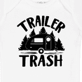 thumbnail image 4 of Inktastic Trailer Trash- Camping Humor Boys or Girls Baby Bodysuit, 4 of 5