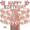 thumbnail image 2 of SOWEREAP Rose Gold Party Decoration Kit, 16-inch Balloon, Latex, Birthday, 2 of 7